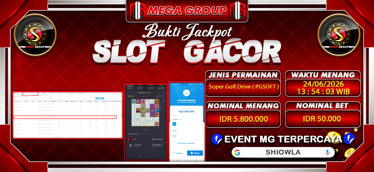 Bukti JP situs Shiowla hari Kamis, 25 Juni 2026